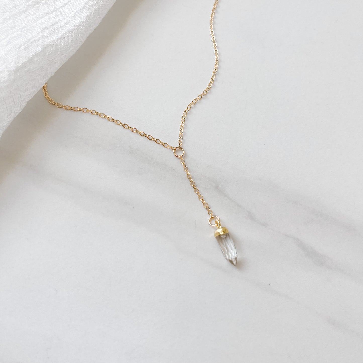 The Pippa Lariat Necklace