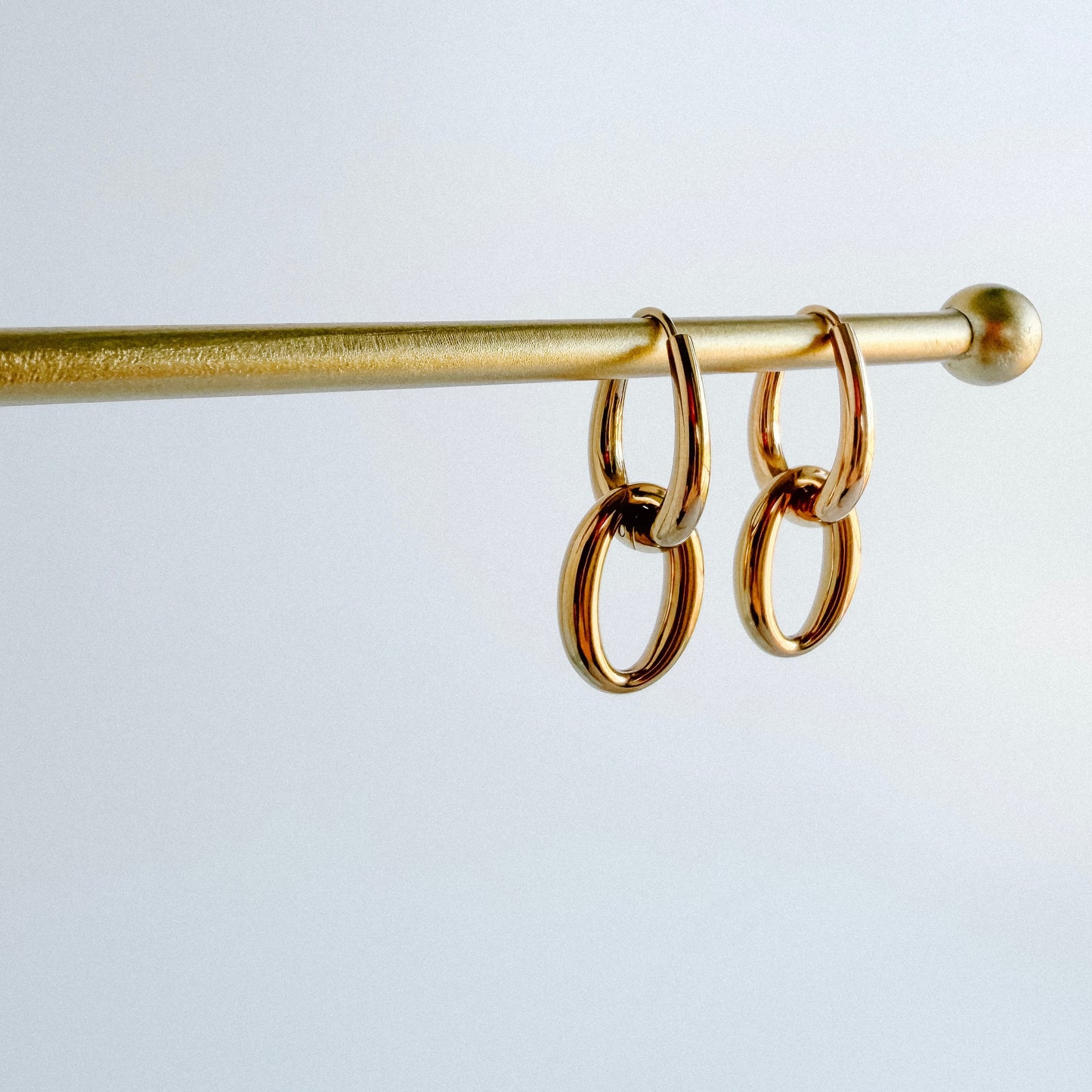 The Dylan Double Hoops