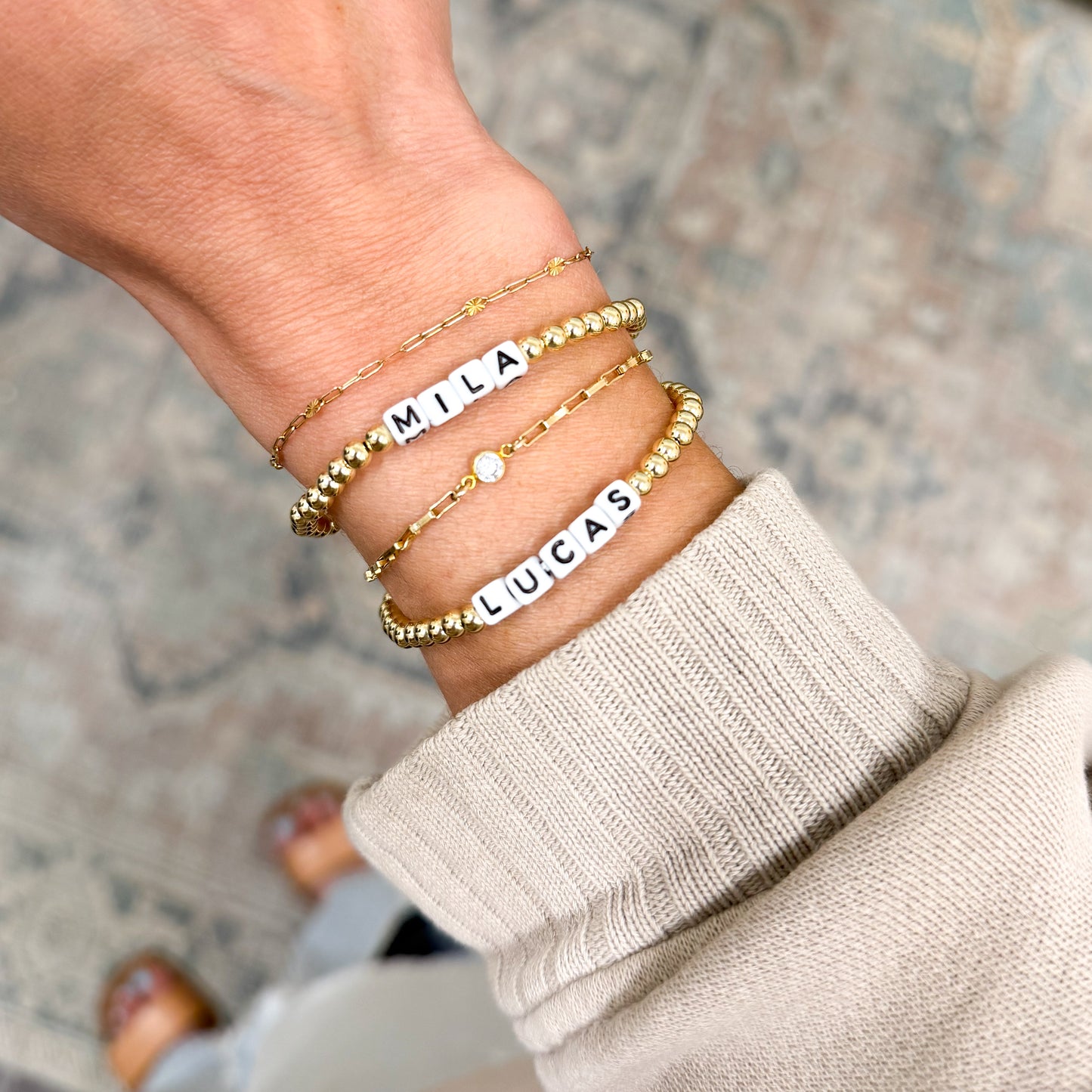 The Blakely // Custom Gold Filled Bracelet