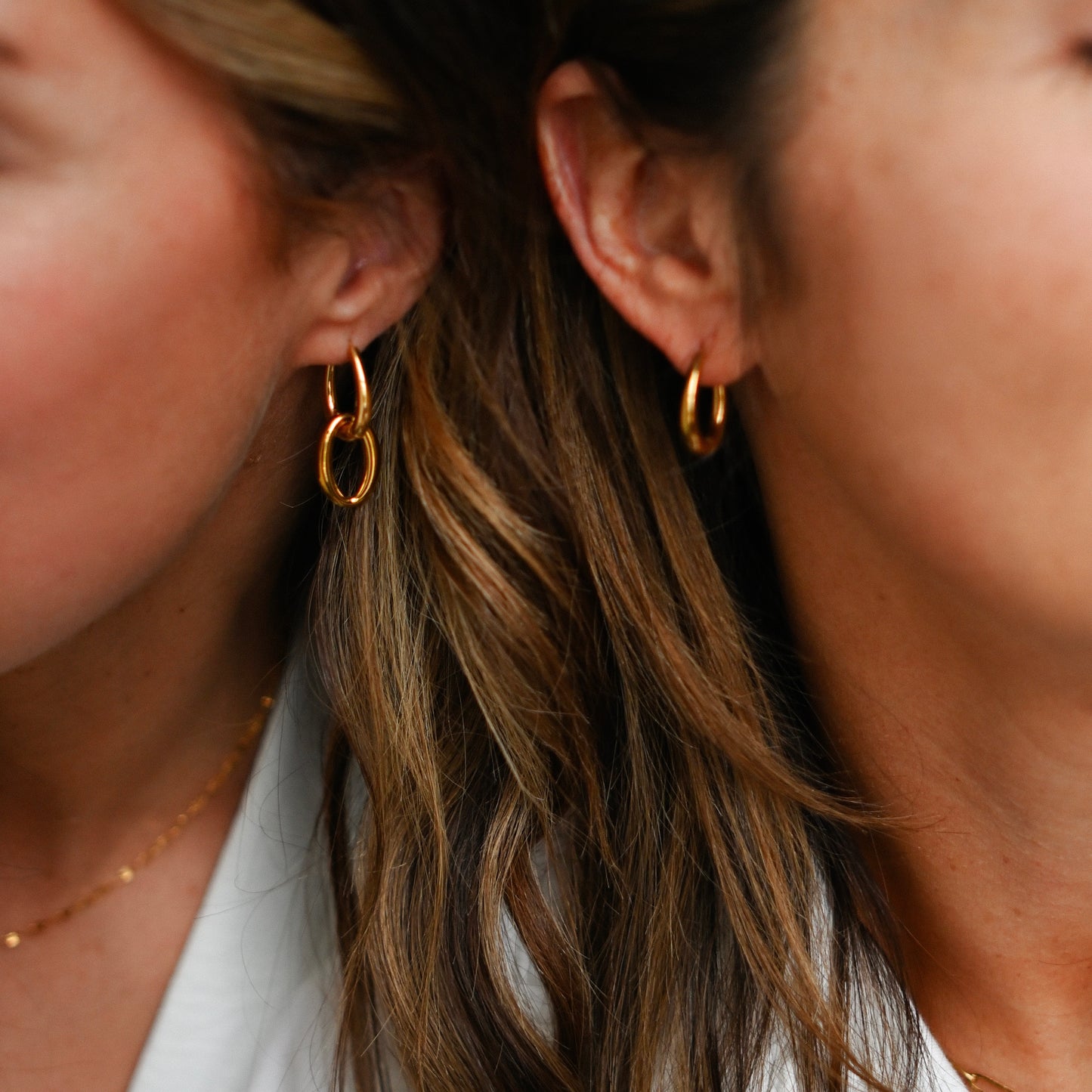 The Dylan Double Hoops