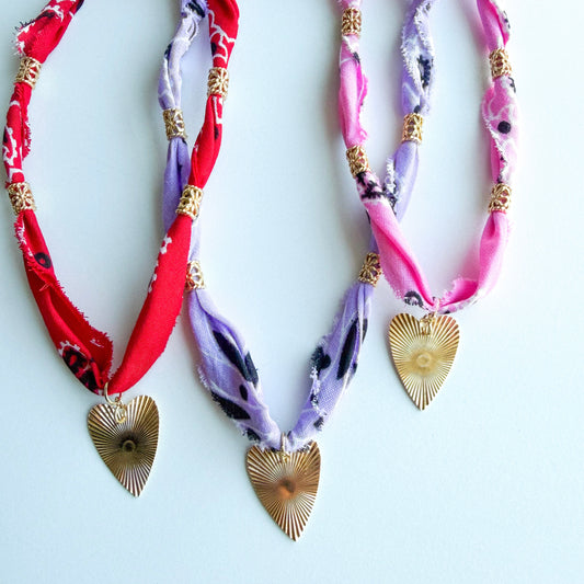 Valentine Bandana Necklace