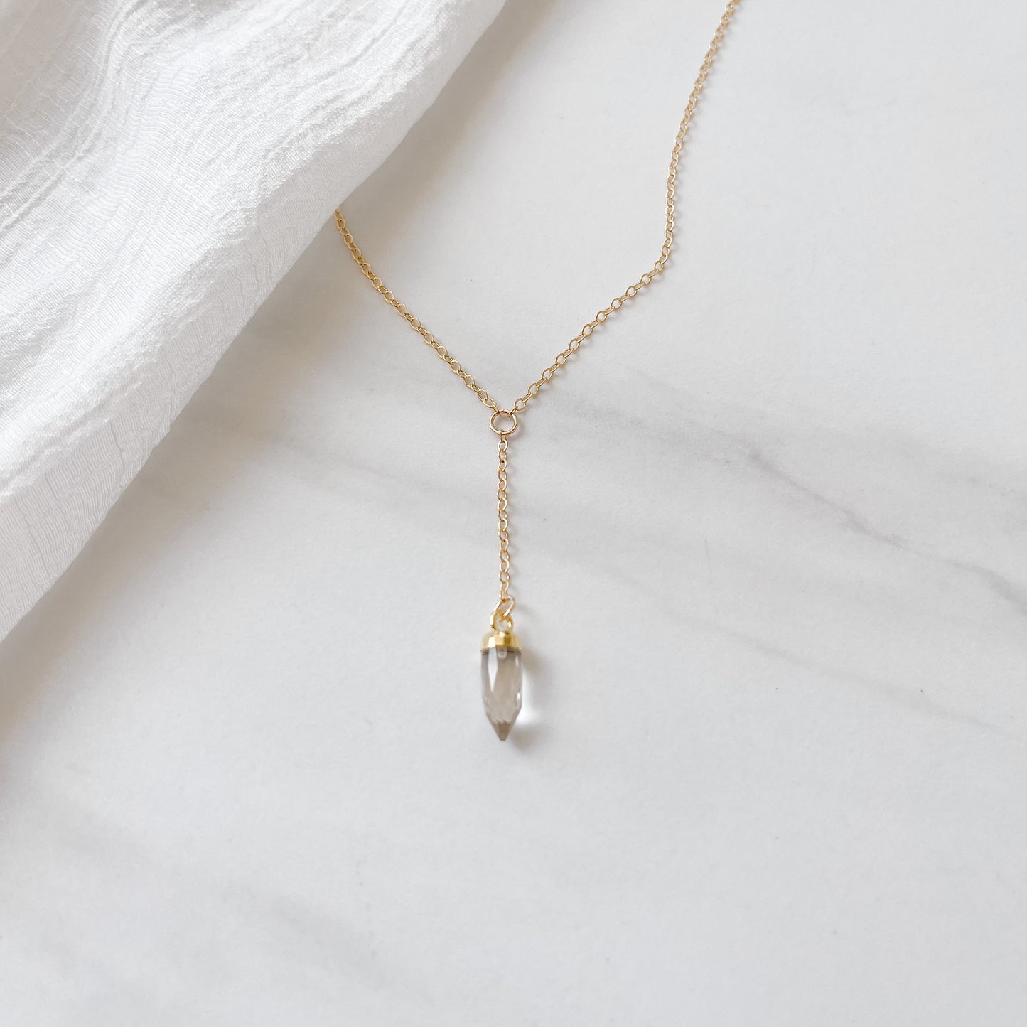 The Pippa Lariat Necklace